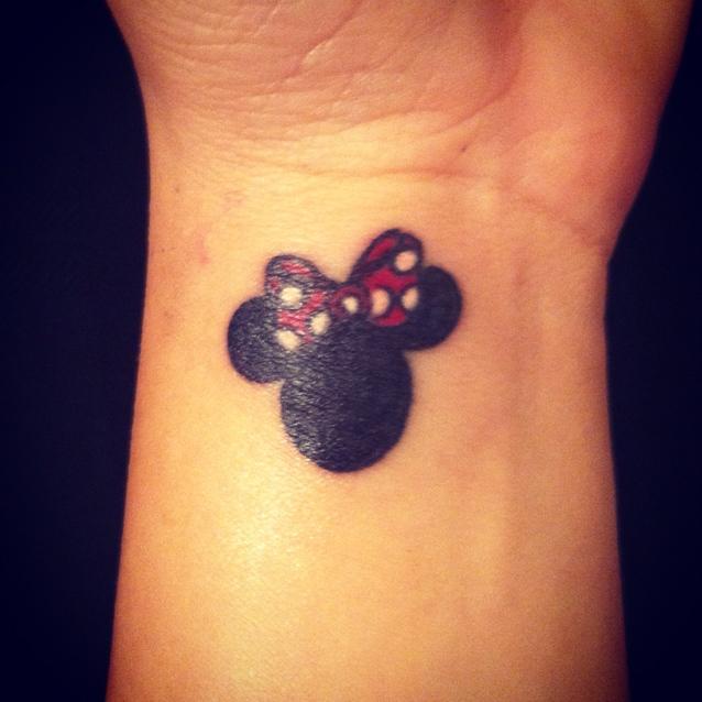My Minnie Mouse wrist tattoo