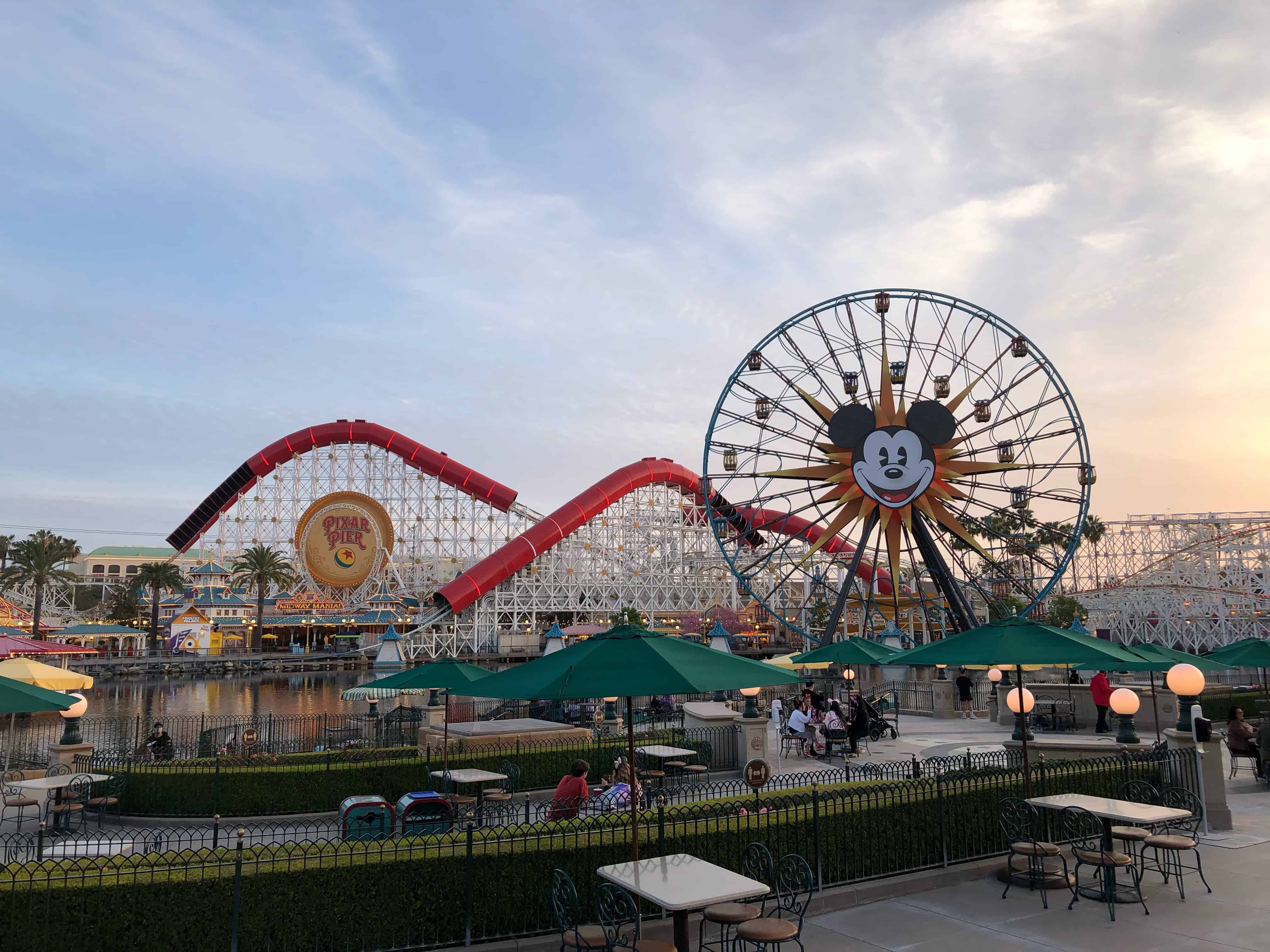 Sunsets at Disneyland Disneyland MouseWait Real-Time